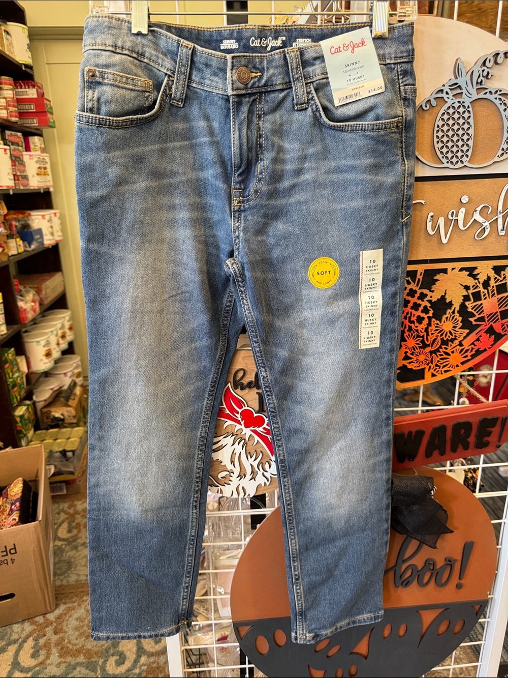 Cat & Jack Boys Light Blue Straight Jeans